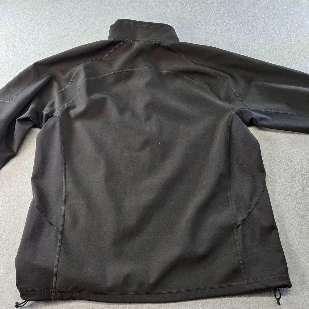 The North Face Sweatshirt Mens XL Black Pullover 1/4 Zip Lined Pockets Fleece